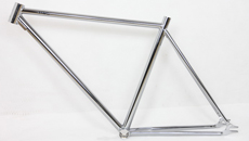 chrome steel fixed gear frame